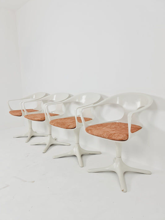 Space Age Dining Set by Konrad Schäfer for Interlübke, Set of 5
