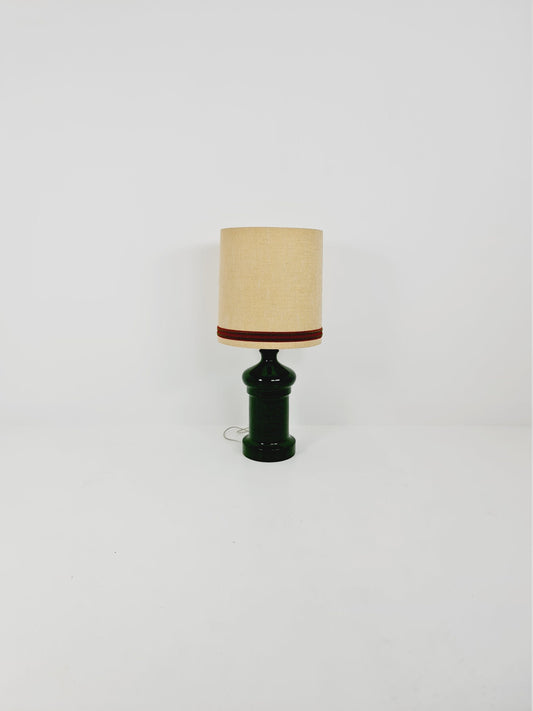 Large German table lamp ceramic base original 60s/70s, Space age design