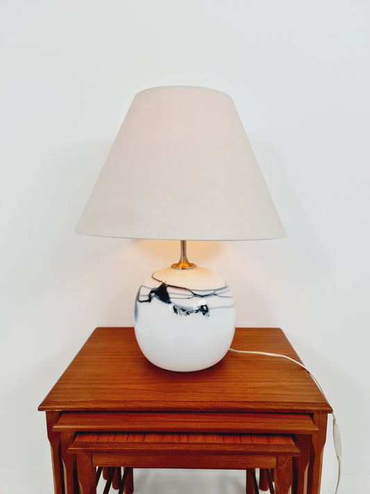 Vintage large table lamp Holmegaard Denmark original 1960s/70s