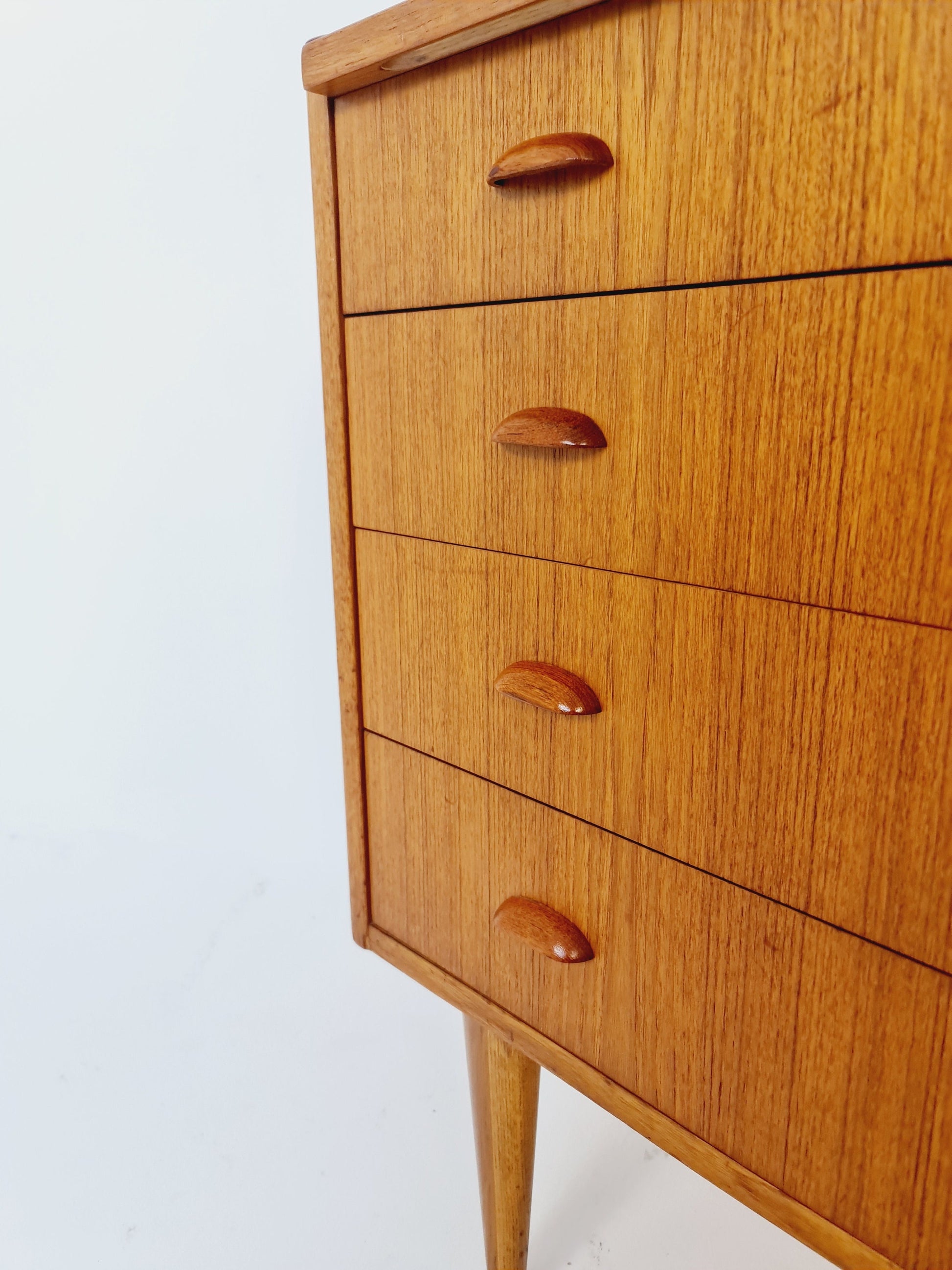 Midcentury vintage Teak secretary / vanity /Make up table By Arne Wahl iversen 1960s