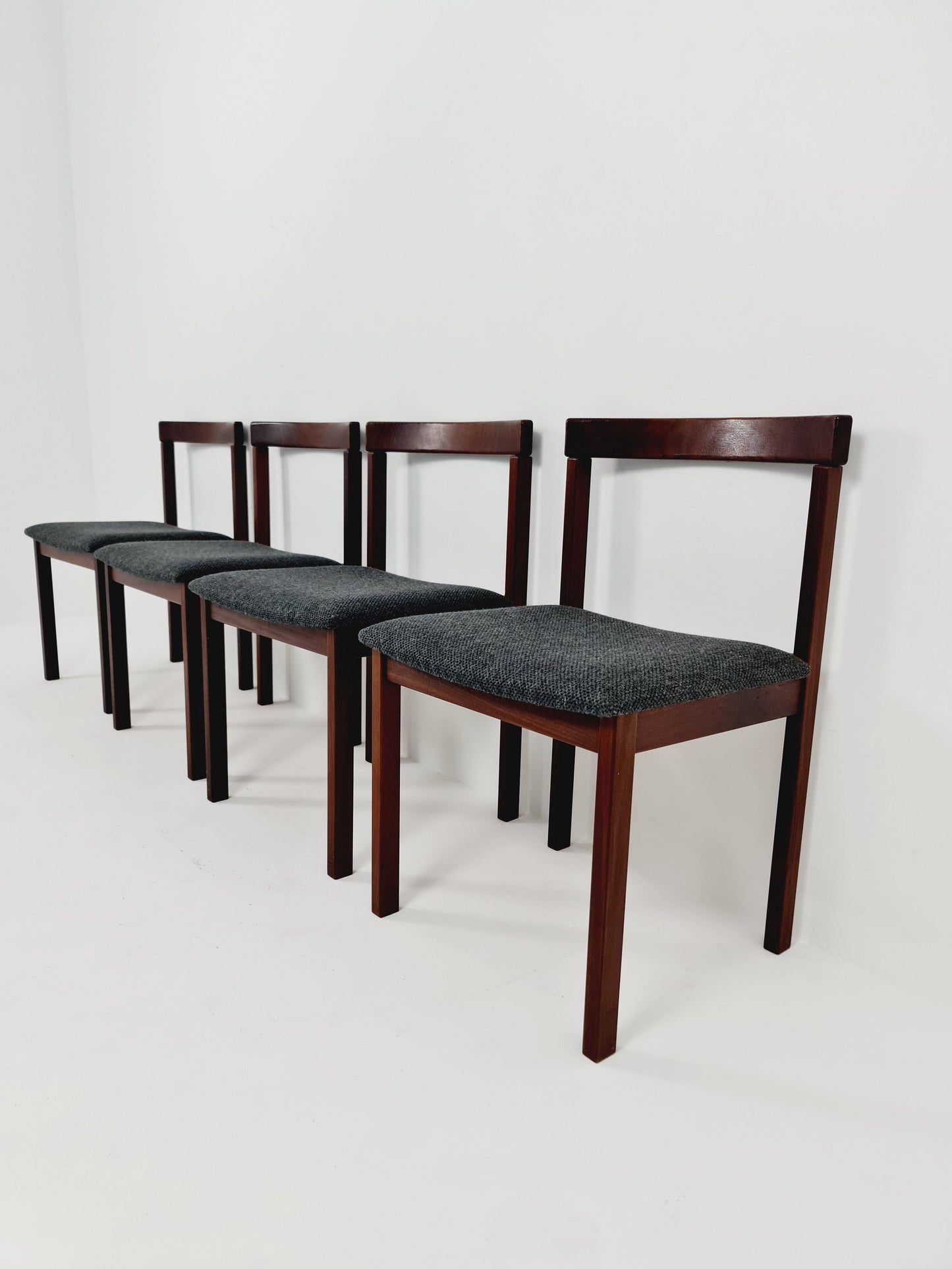 Mid Century rosewood Dining Chairs by Pippo for Asko 1960s