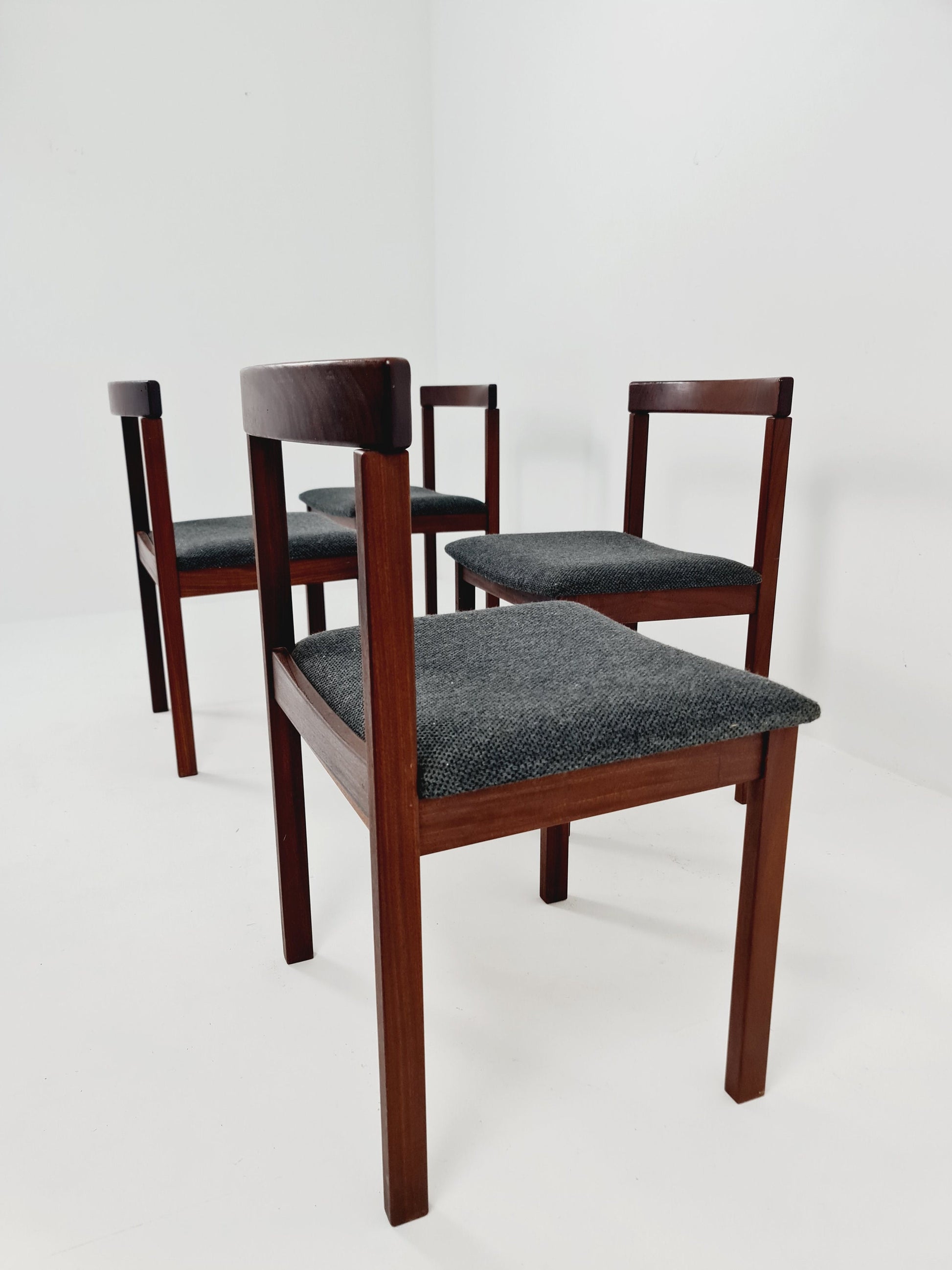 Mid Century rosewood Dining Chairs by Pippo for Asko 1960s