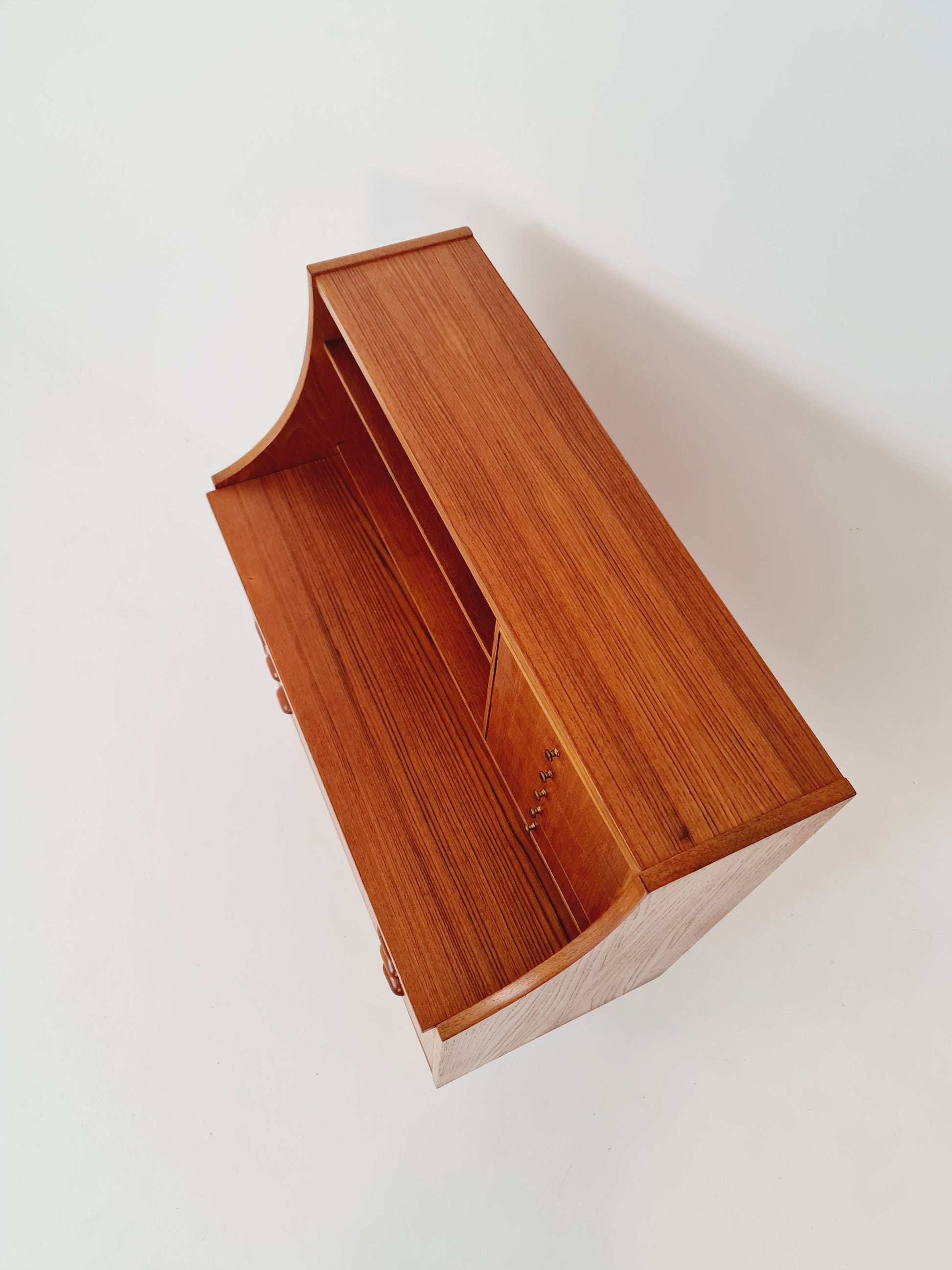 Midcentury vintage Teak secretary / vanity /Make up table By Arne Wahl iversen 1960s