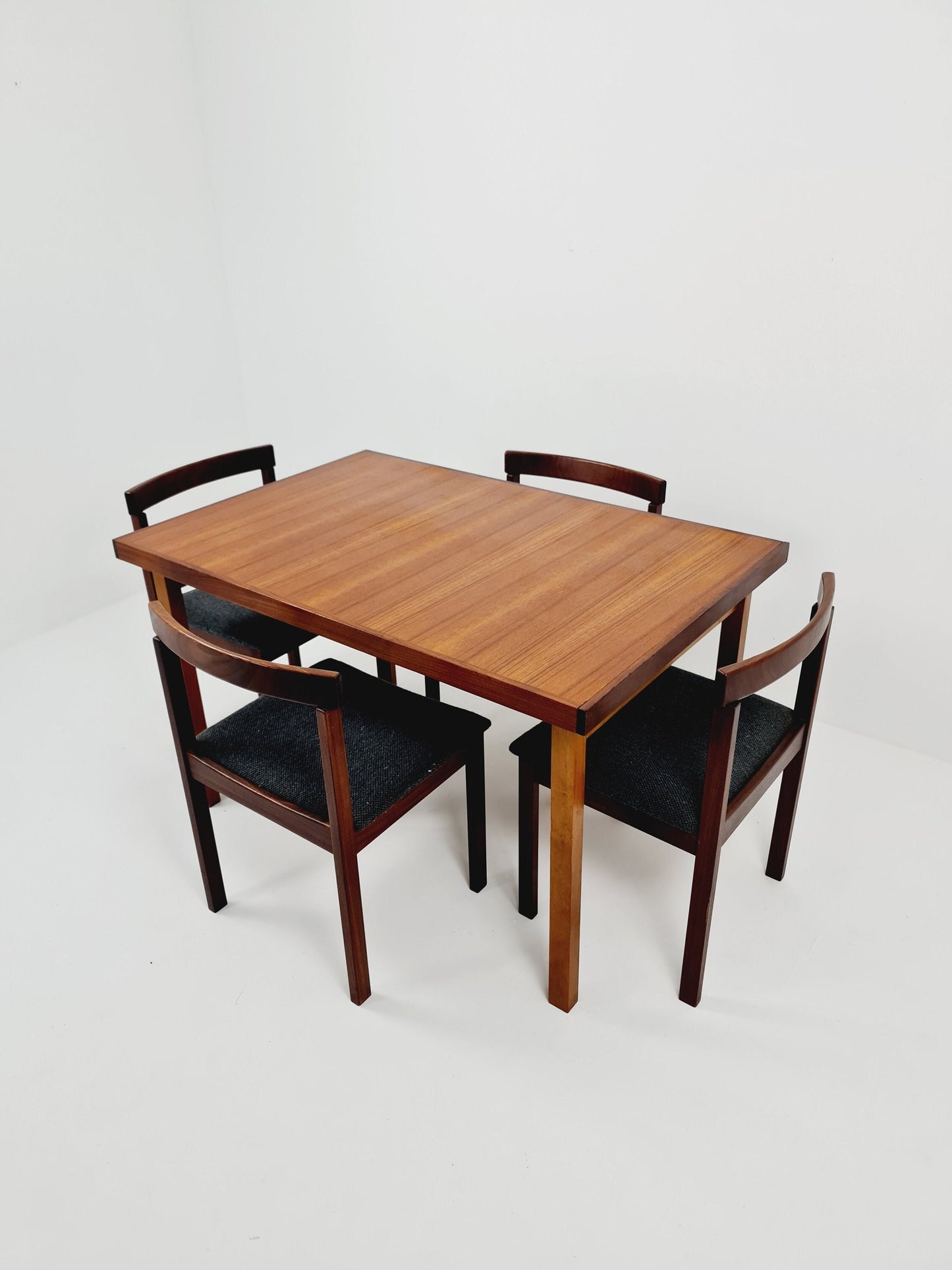 Mid centruy Finland Teak Dining Table & chairs by Pippo for Asko ,1960s