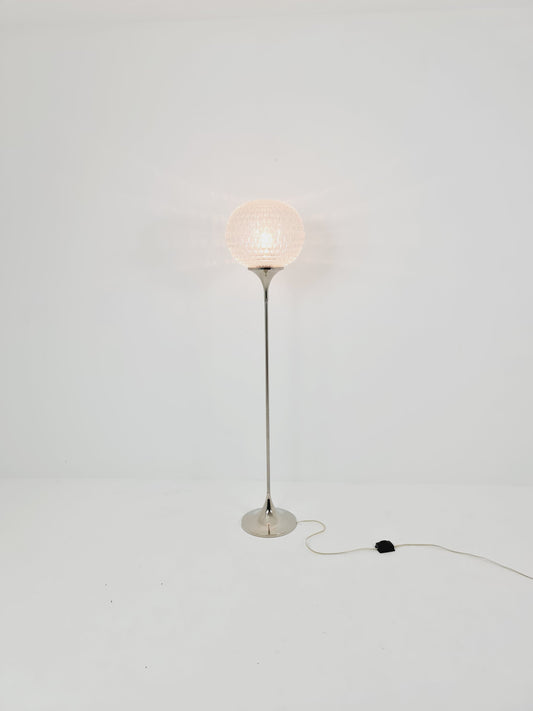 Space age floor Lamp With Tulip Base from Sölken Leuchten,1960s