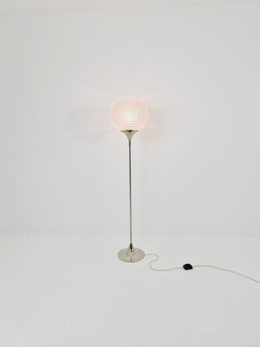Space age floor Lamp With Tulip Base from Sölken Leuchten,1960s