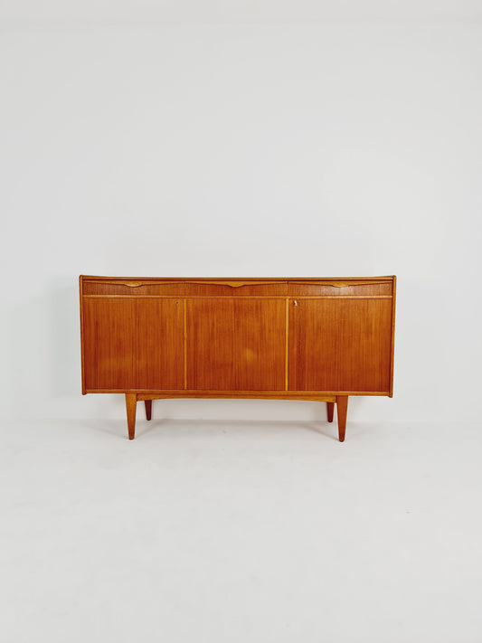 Swedish vintage Teak & oak sideboard by Breo oderljunga, 1960s