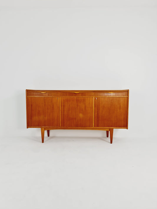 Swedish vintage Teak & oak sideboard by Breo oderljunga, 1960s