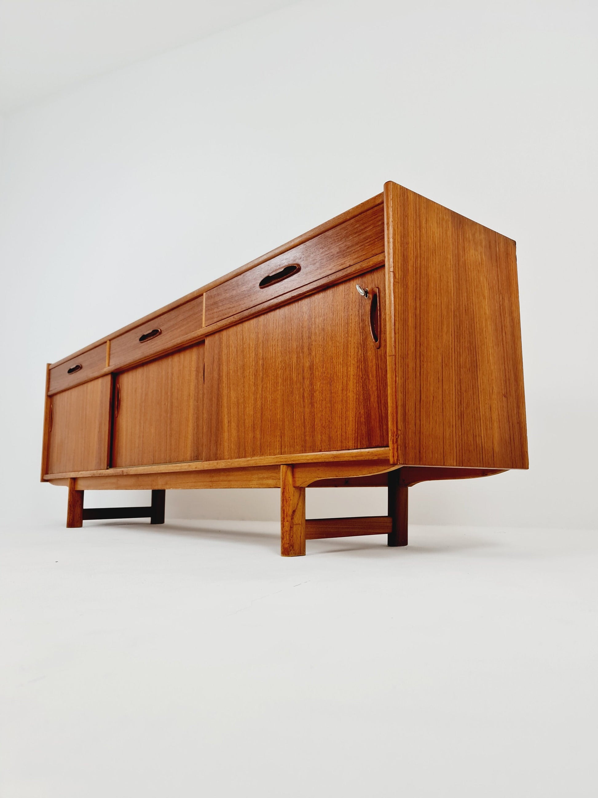 Rare Danish Teak Sideboard by Sven Andersen Møbelfabrik, 1960s