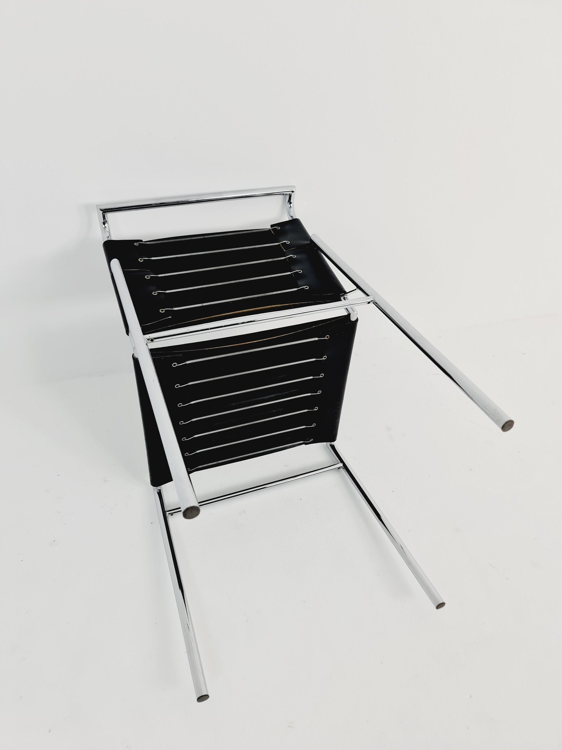 ClassiCon Roquebrune Chair in Black with Chrome Legs by Eileen Gray, 1970s