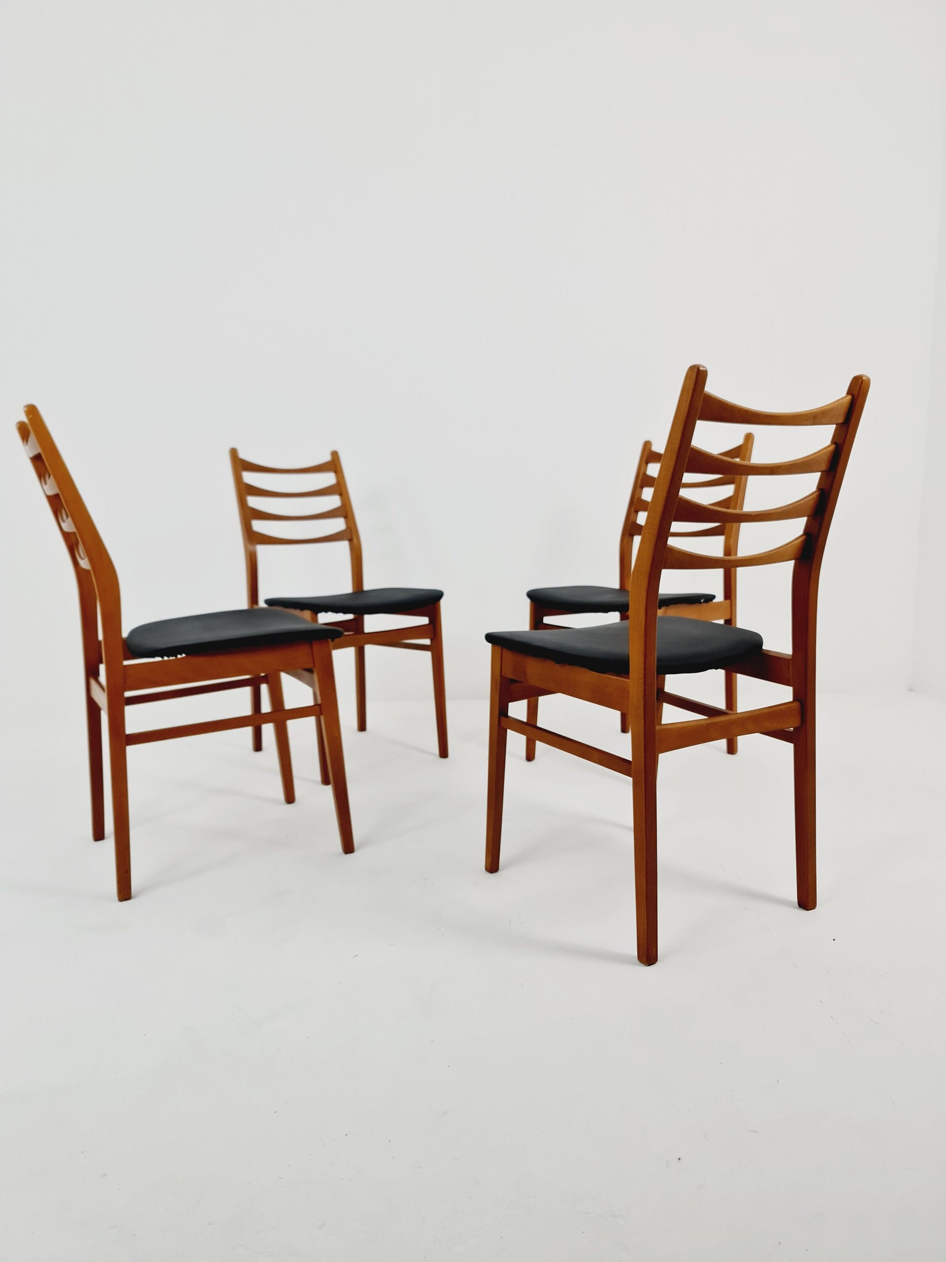 Fantastic dining chair designed by casala for möbel mann set of 4 ,1960’s
