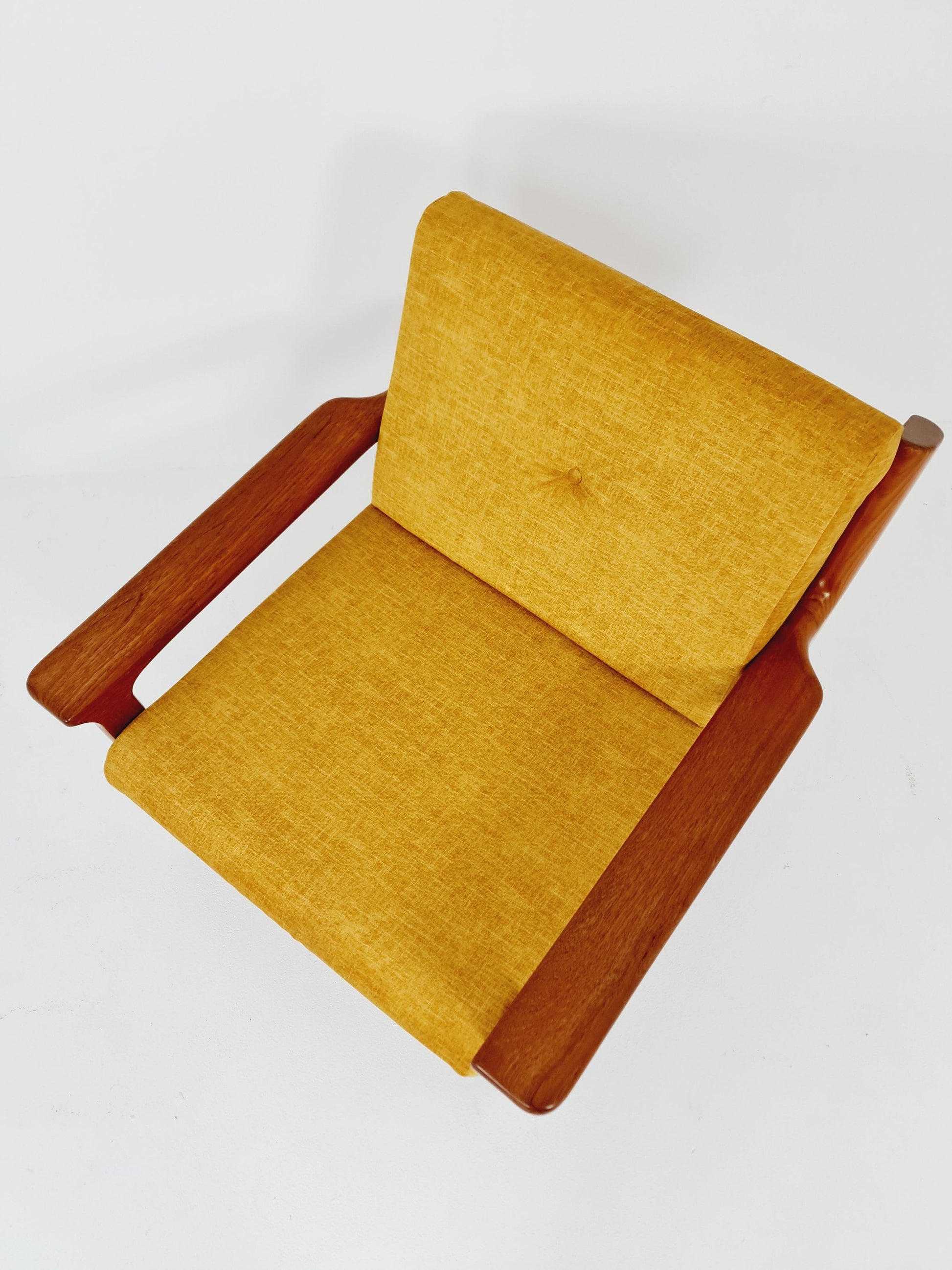 Mid Century teak lounge chair/ Easy chair by Juul Kristensen for Glostrup, 1960s