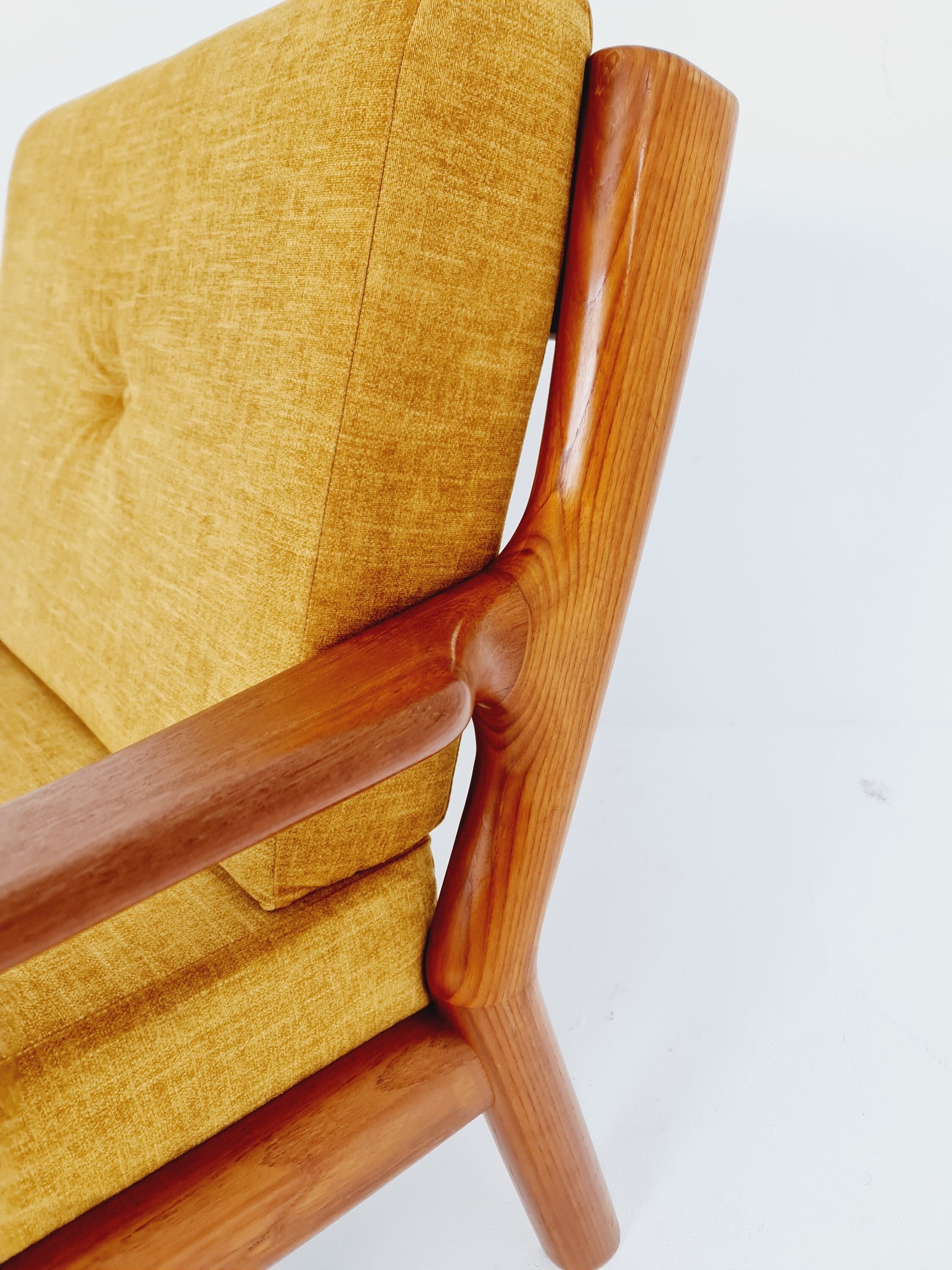 Mid Century teak lounge chair/ Easy chair by Juul Kristensen for Glostrup, 1960s