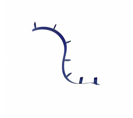 Storage / Wall Units / Bookworm bookshelf by Ron Arad for Kartell, 1990s PVC bookcase available in blue 8003 Model
