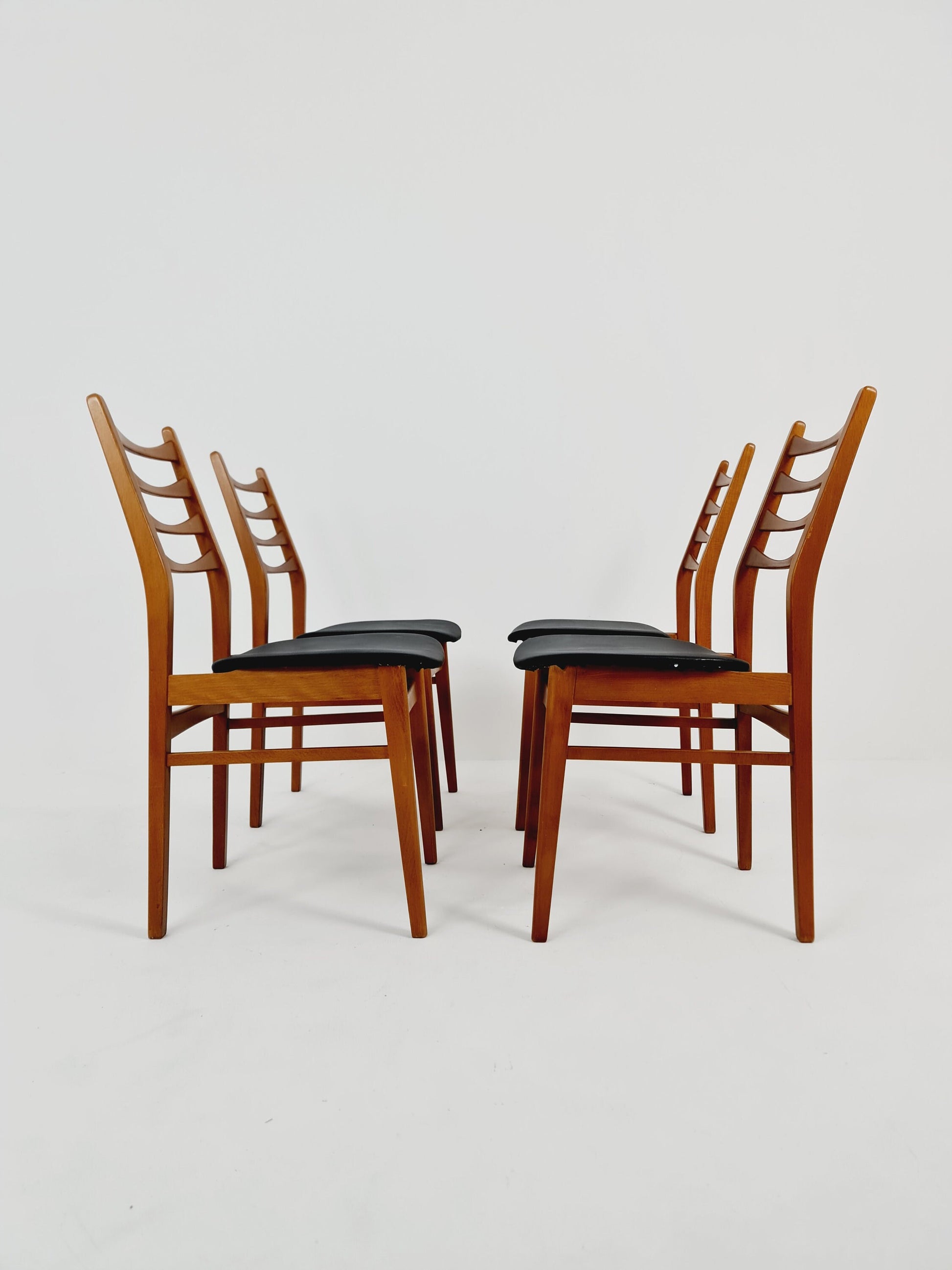 Fantastic dining chair designed by casala for möbel mann set of 4 ,1960’s