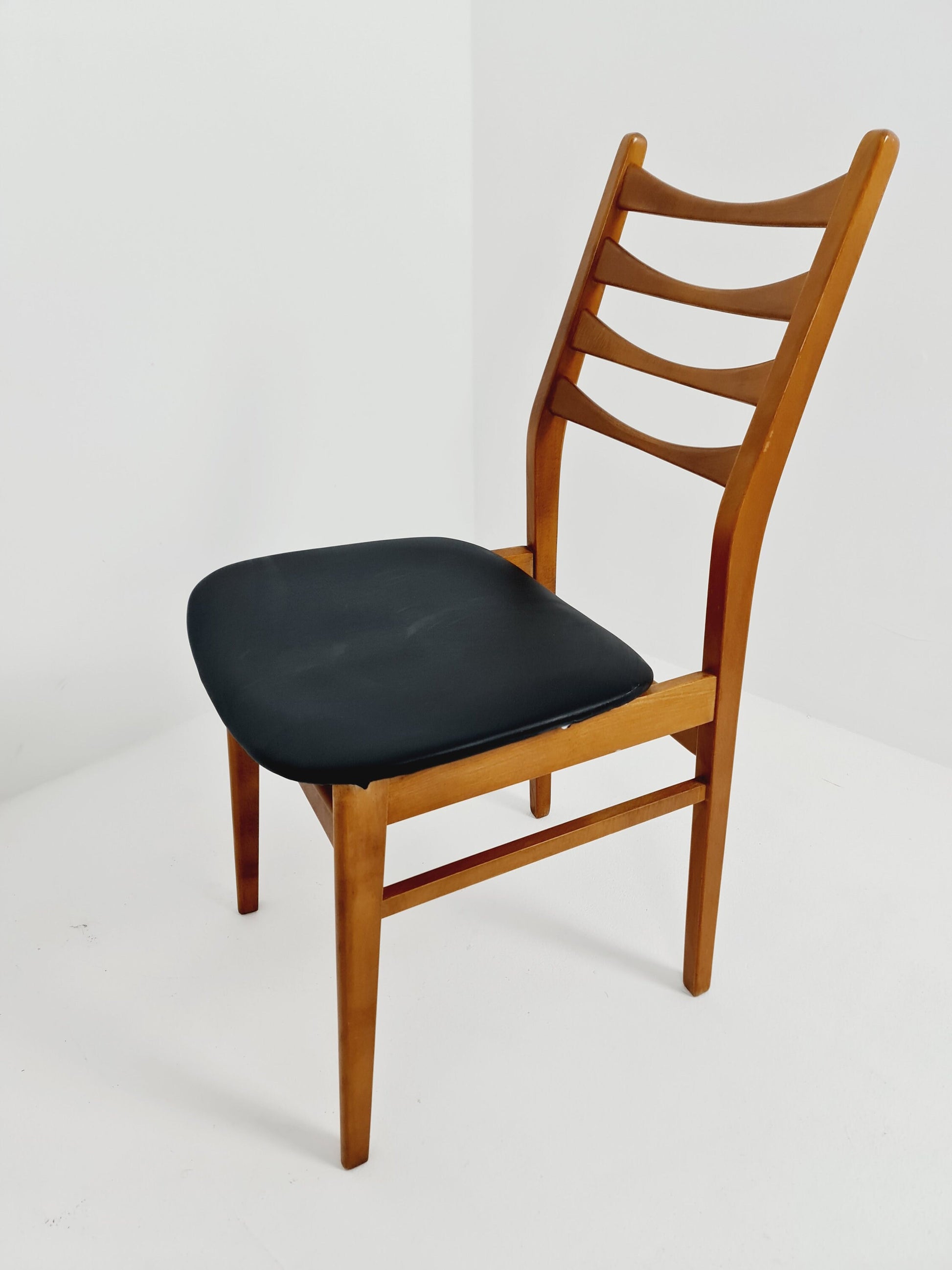 Fantastic dining chair designed by casala for möbel mann set of 4 ,1960’s