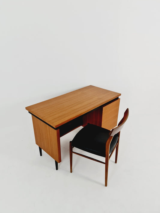 Vintage German classic desk in Teak , 1950s