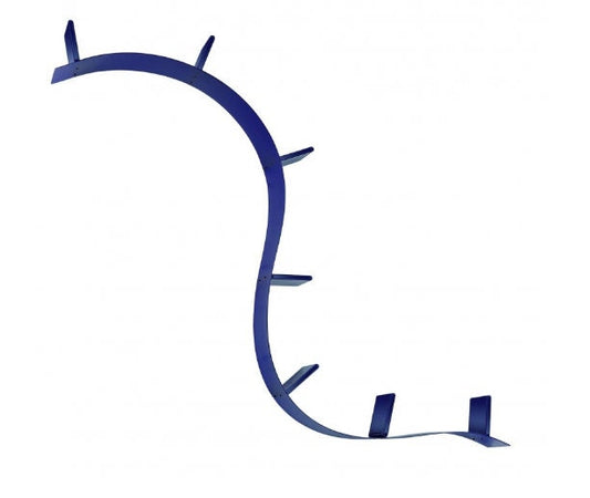 Storage / Wall Units / Bookworm bookshelf by Ron Arad for Kartell, 1990s PVC bookcase available in blue 8003 Model 