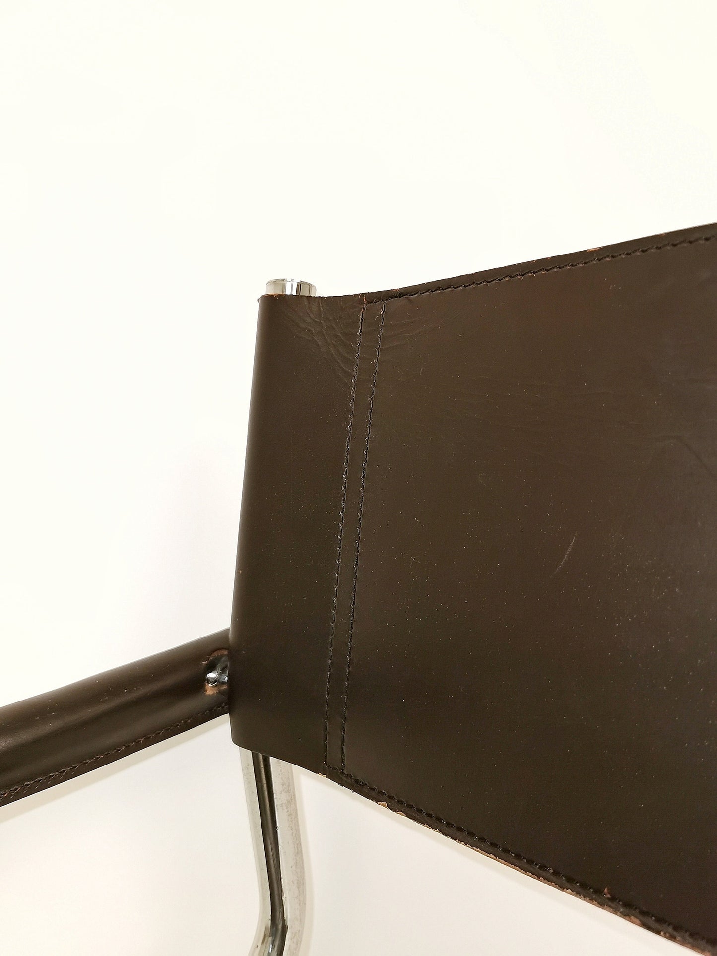 1 of 6 Braun MG5 Centro Studi desk chair by Mart Stam & Marcel Breuer for Fasem italy, 1980s