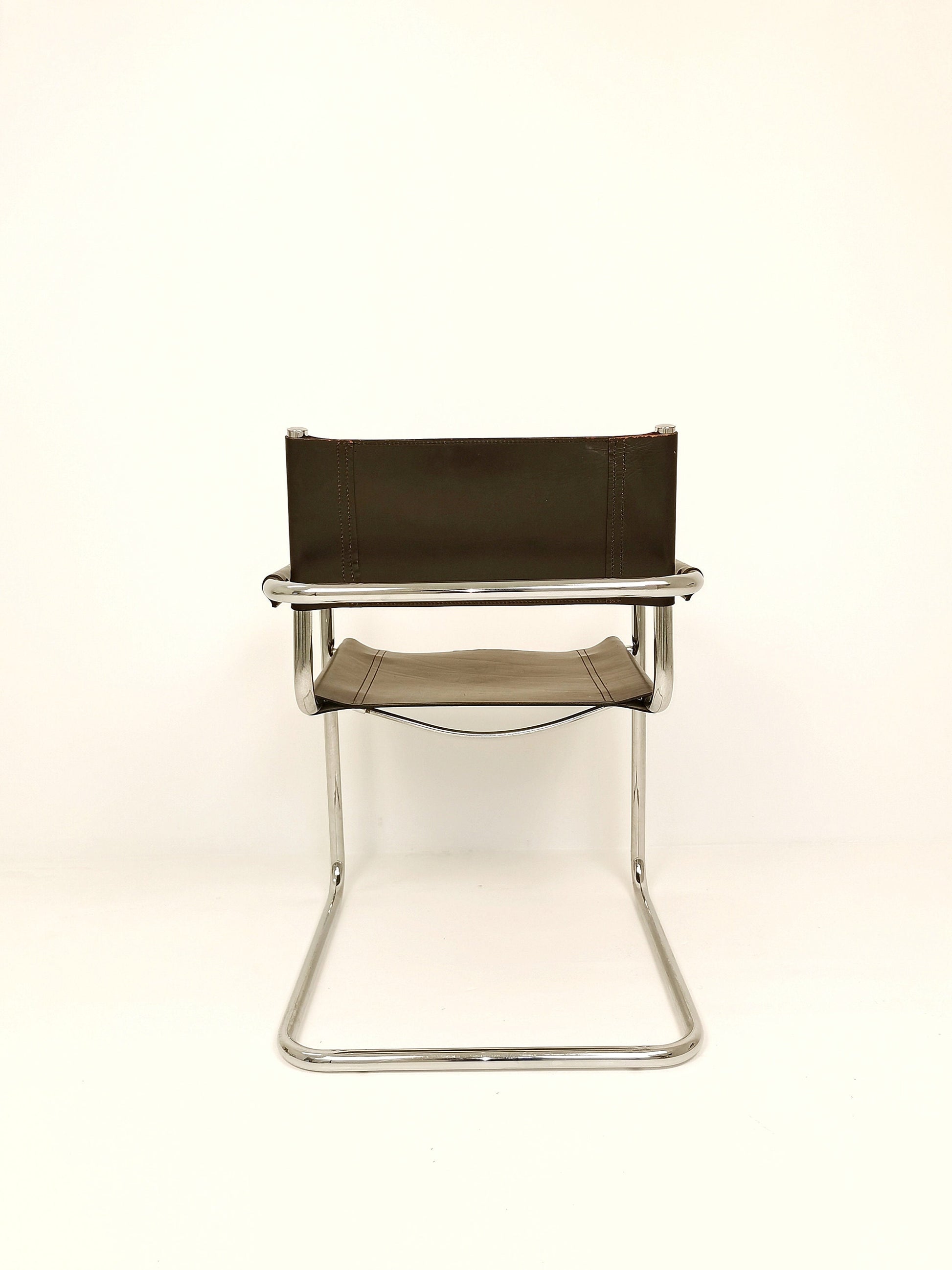 1 of 6 Braun MG5 Centro Studi desk chair by Mart Stam & Marcel Breuer for Fasem italy, 1980s