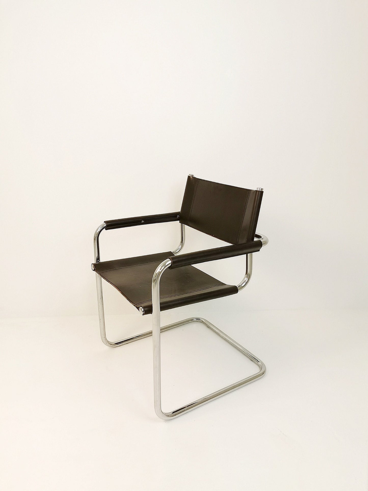 1 of 6 Braun MG5 Centro Studi desk chair by Mart Stam & Marcel Breuer for Fasem italy, 1980s