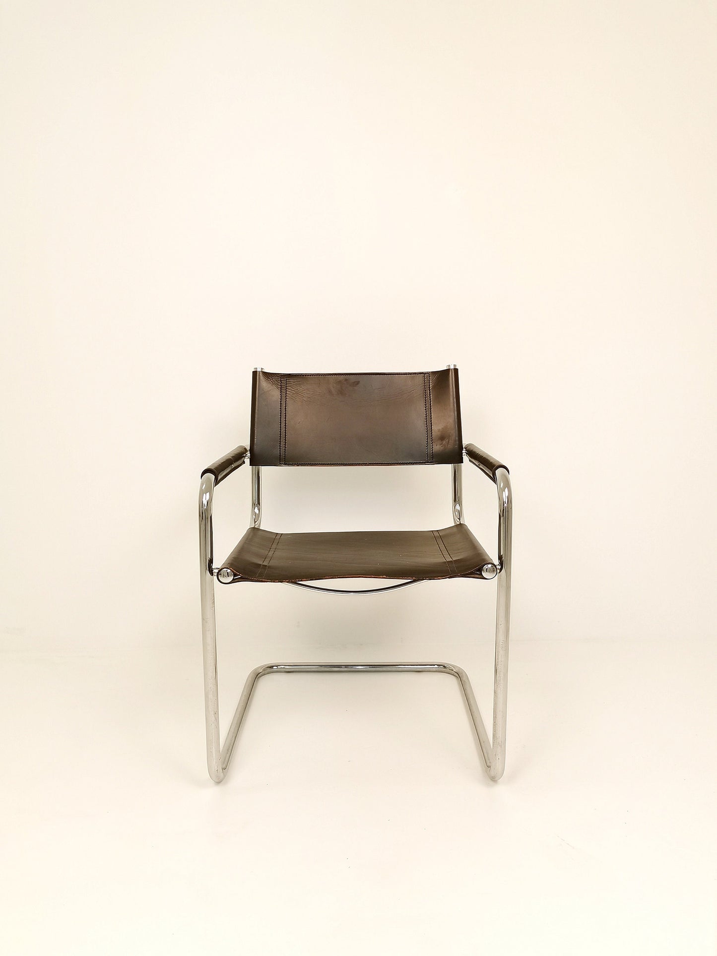 1 of 6 Braun MG5 Centro Studi desk chair by Mart Stam & Marcel Breuer for Fasem italy, 1980s