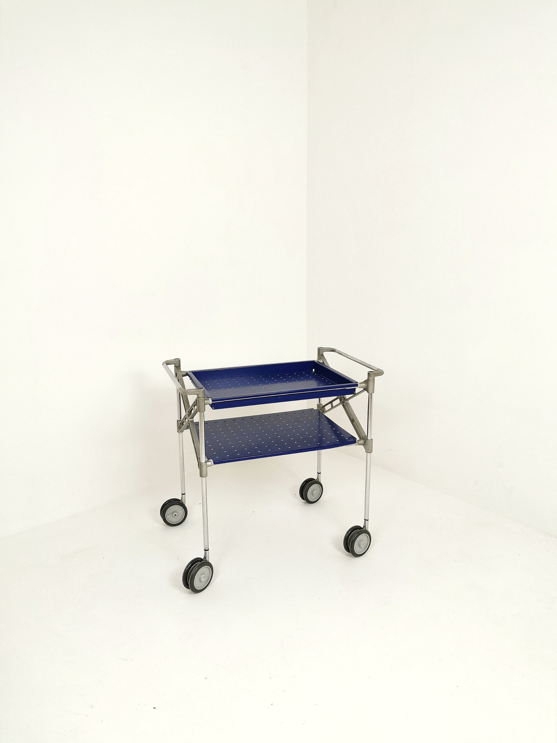 Mid Century serving table trolly by Antonio citterio and Oliver Löw OXO Model for Kartell italy