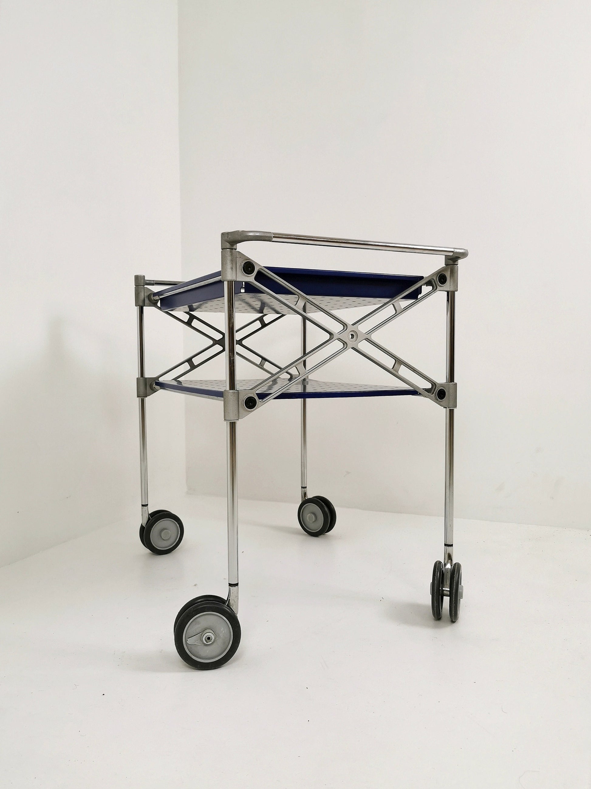 Mid Century serving table trolly by Antonio citterio and Oliver Löw OXO Model for Kartell italy