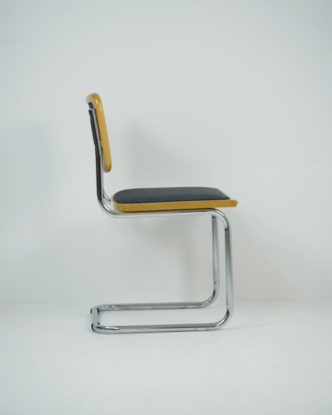 1 of 5 Marcel Breuer B32 upholstered Cesca chair, bauhaus design by Bene