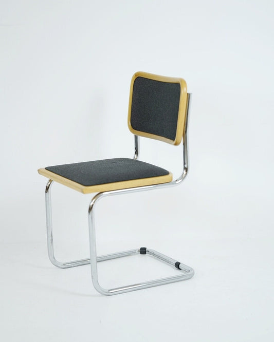 1 of 5 Marcel Breuer B32 upholstered Cesca chair, bauhaus design by Bene