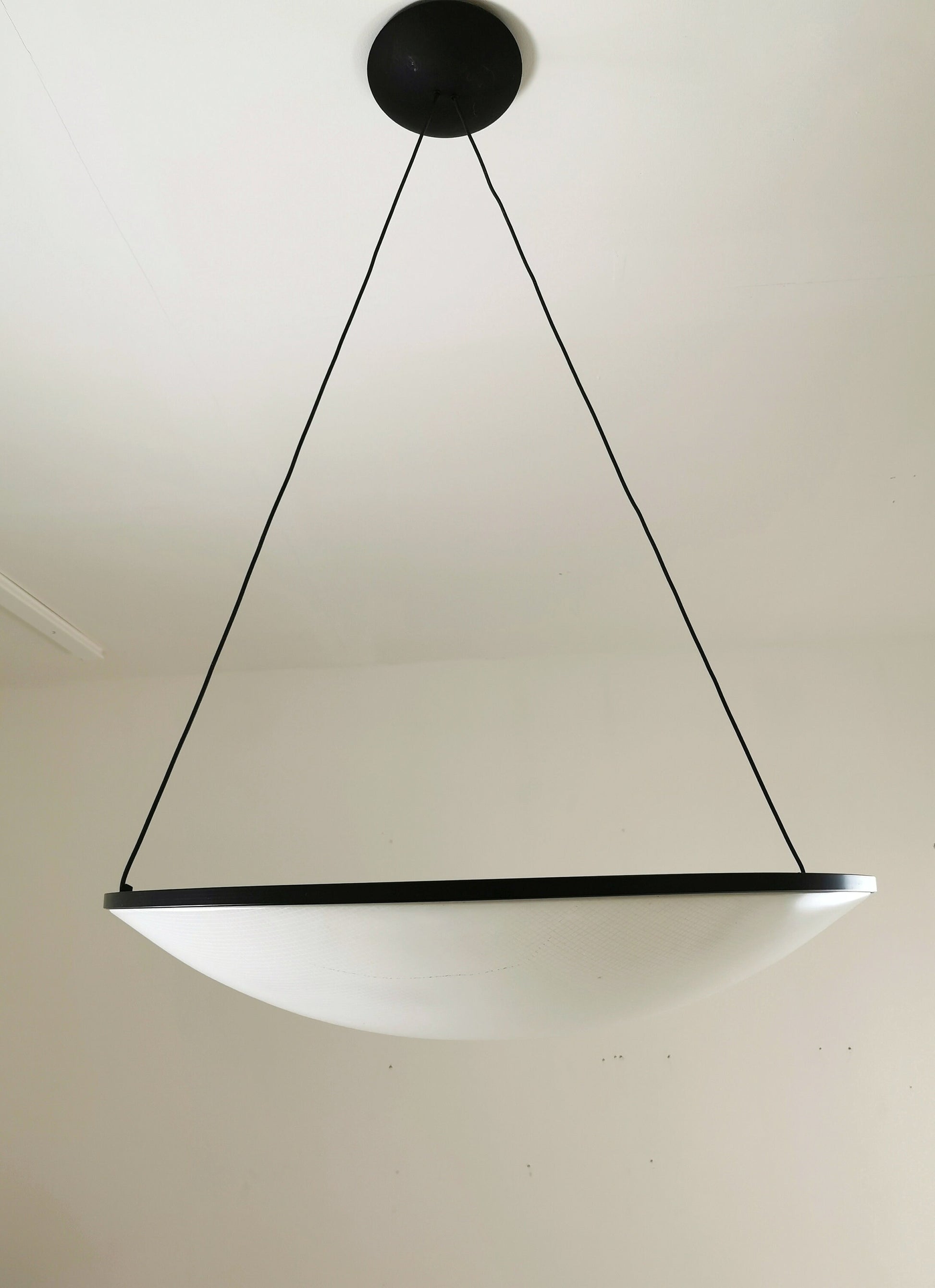 Early Trama pendant by Luciano Balestrini & Paolo Longhi for Luceplan, 1980s