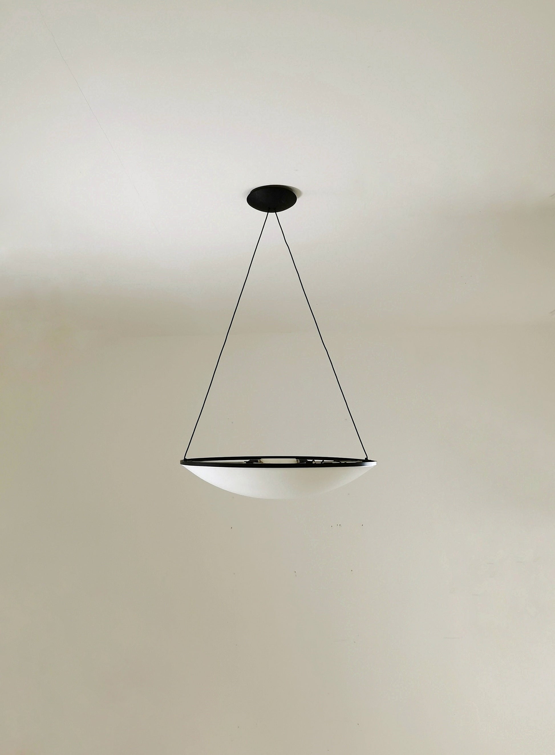 Early Trama pendant by Luciano Balestrini & Paolo Longhi for Luceplan, 1980s