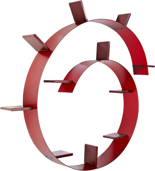 Storage / Wall Units / Bookworm bookshelf by Ron Arad for Kartell, 1990s PVC bookcase available in wine red
