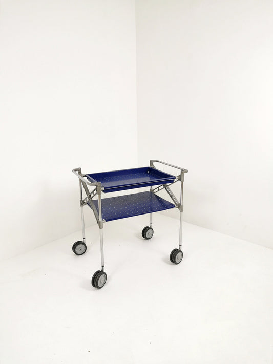 Mid Century serving table trolly by Antonio citterio and Oliver Löw OXO Model for Kartell italy