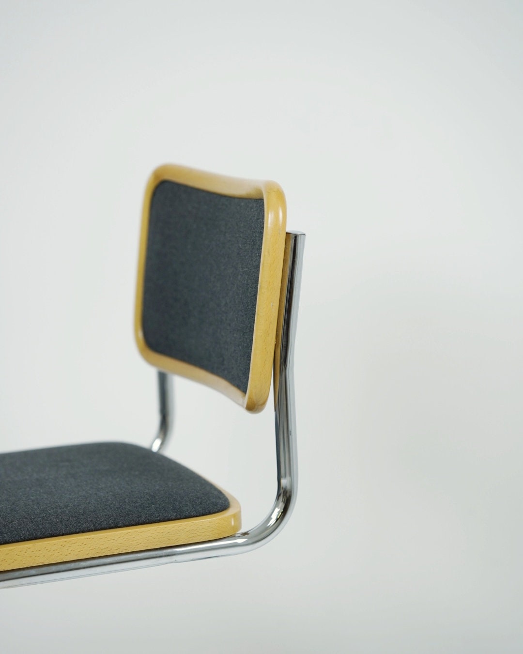 1 of 5 Marcel Breuer B32 upholstered Cesca chair, bauhaus design by Bene
