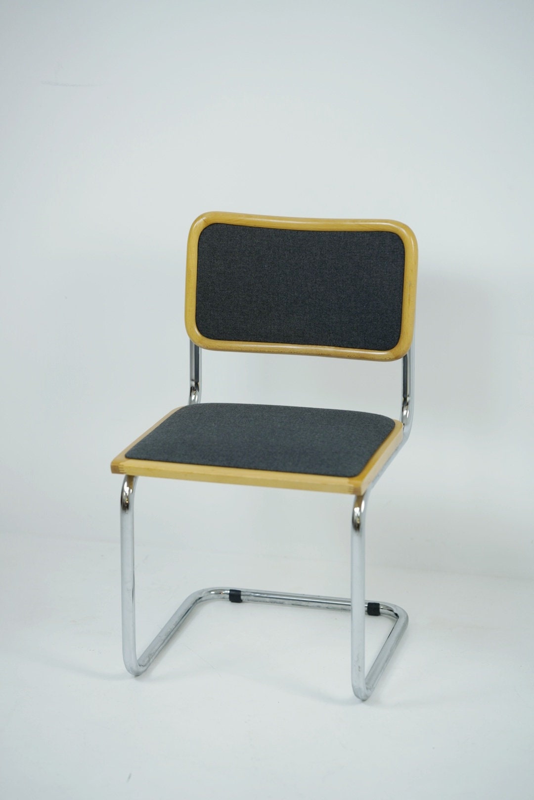 1 of 5 Marcel Breuer B32 upholstered Cesca chair, bauhaus design by Bene