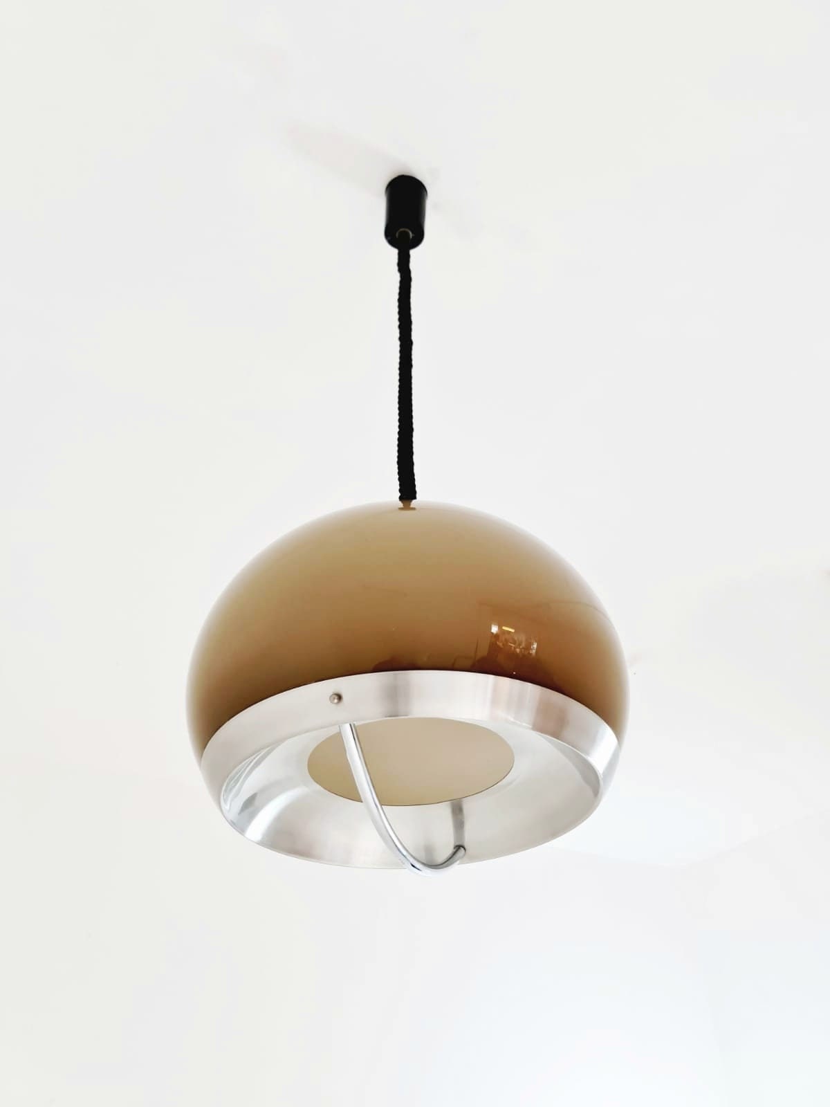 Mid-century Meblo pendant lamp designed by Harvey Guzzini Dijkstra, 1970s