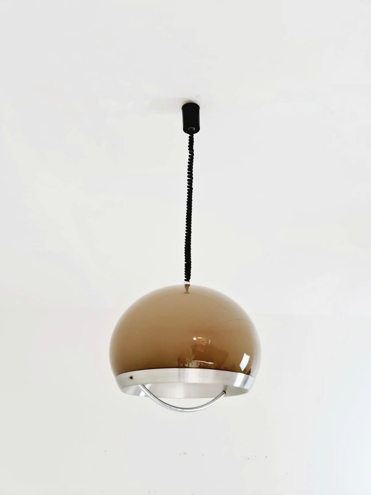 Mid-century Meblo pendant lamp designed by Harvey Guzzini Dijkstra, 1970s