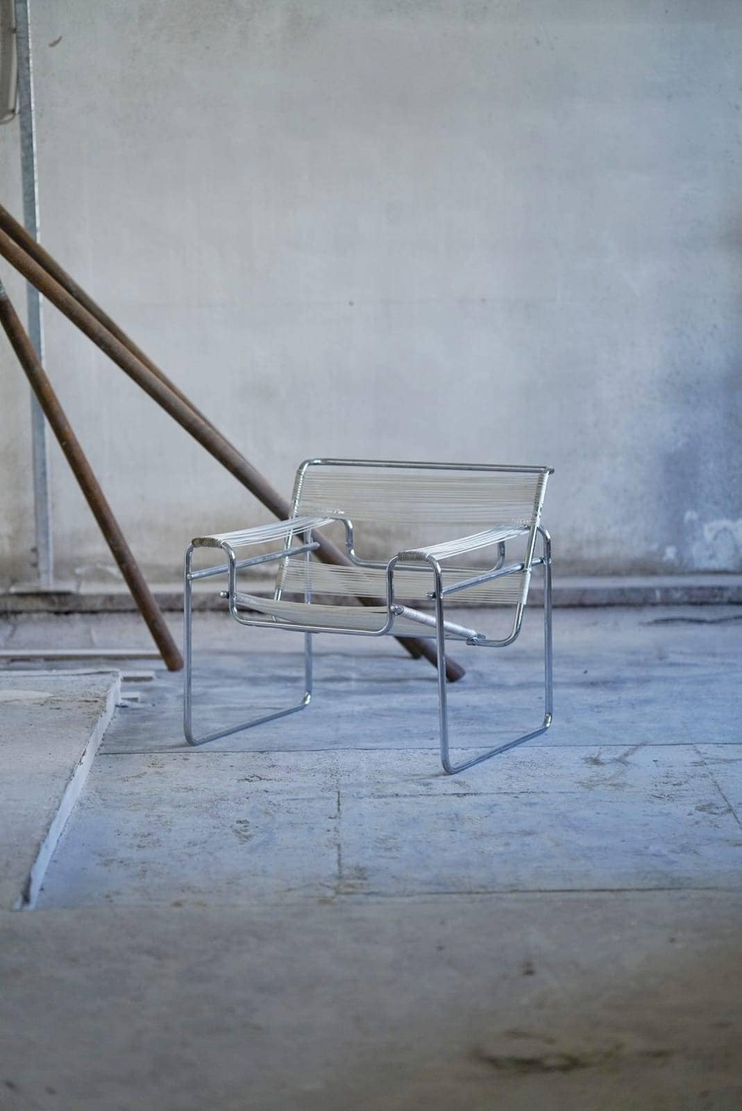 Marcel Breuer Wassily Style Spaghetti B3 Chairs 1980s Italy