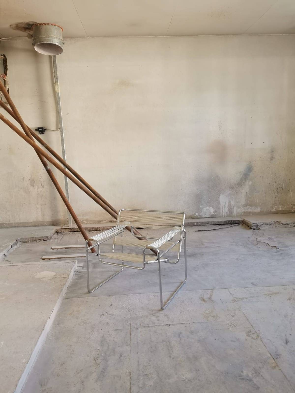 Marcel Breuer Wassily Style Spaghetti B3 Chairs 1980s Italy