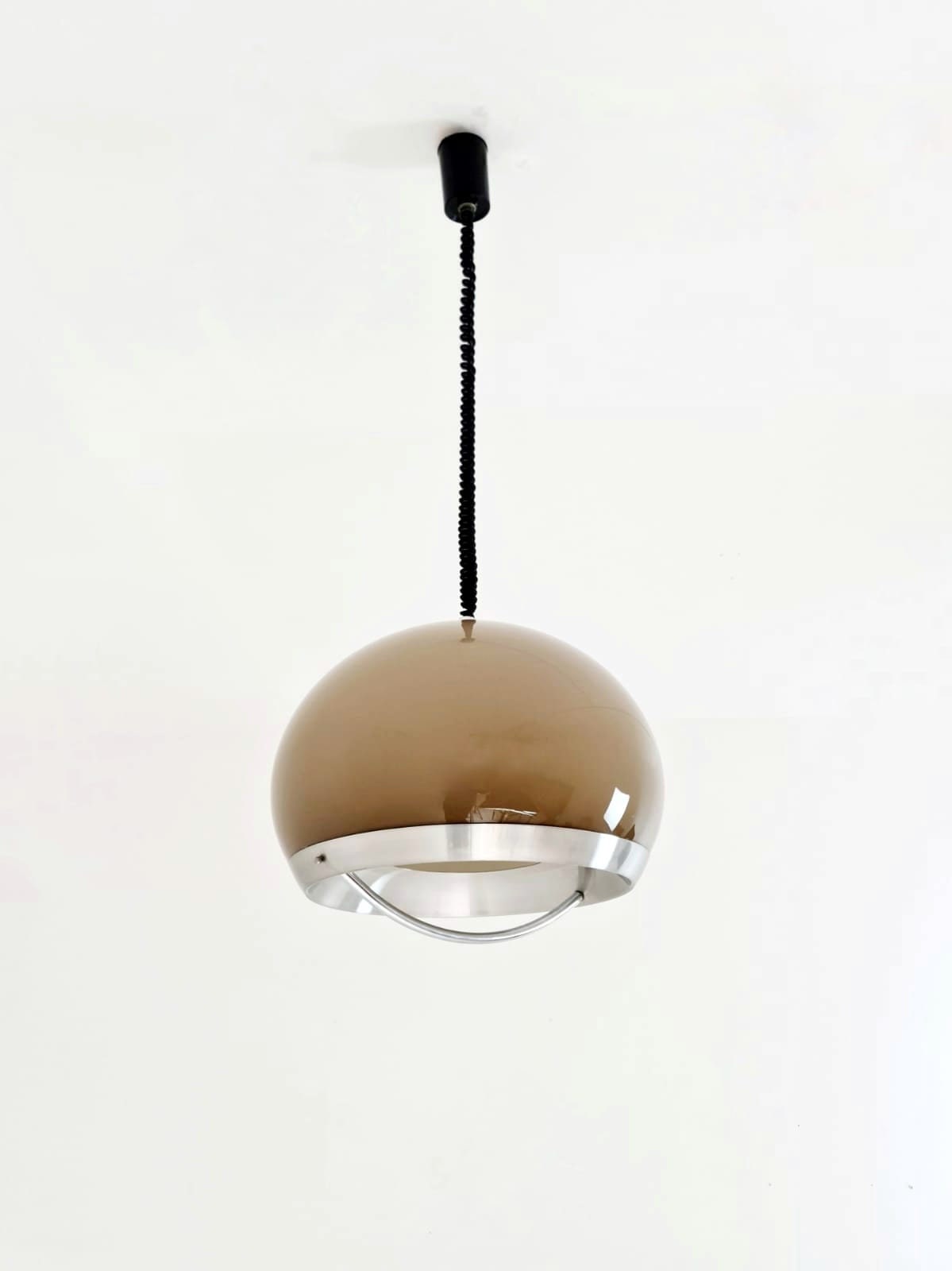Mid-century Meblo pendant lamp designed by Harvey Guzzini Dijkstra, 1970s