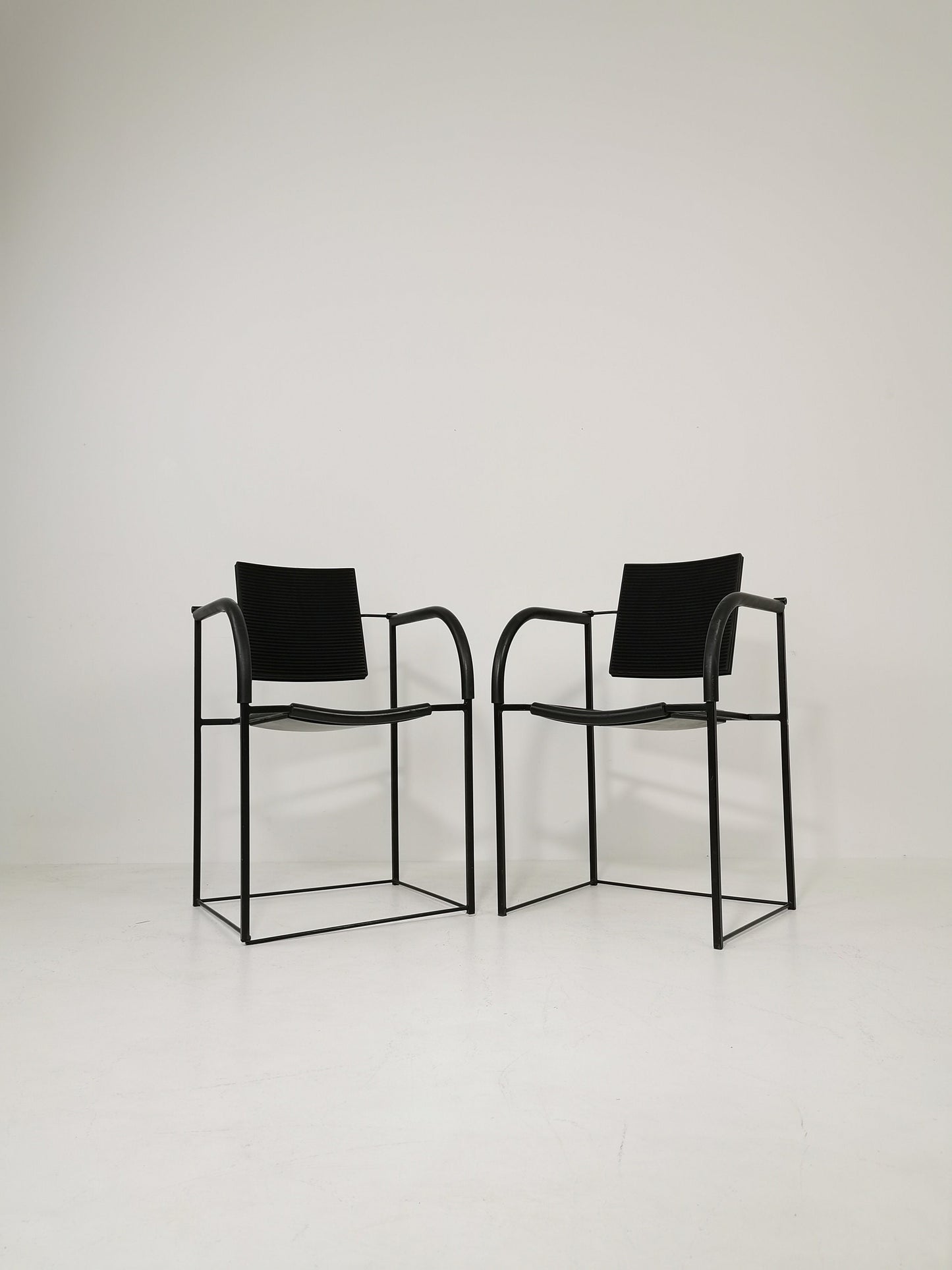 1 of 2 Maurizio Peregalli "Comoda" Chair for Zeus Noto Minimal Postmodern 1980s