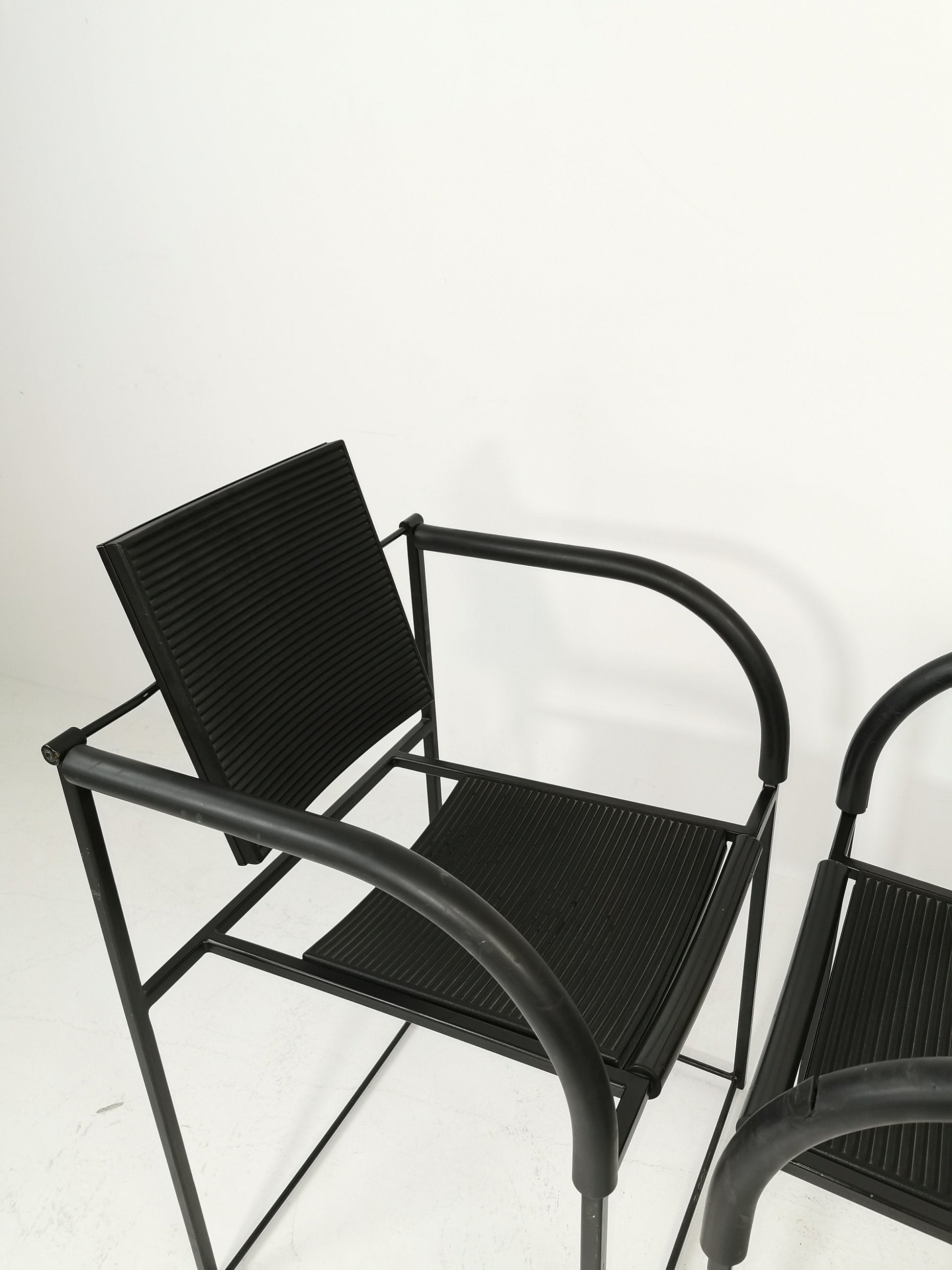 1 of 2 Maurizio Peregalli "Comoda" Chair for Zeus Noto Minimal Postmodern 1980s