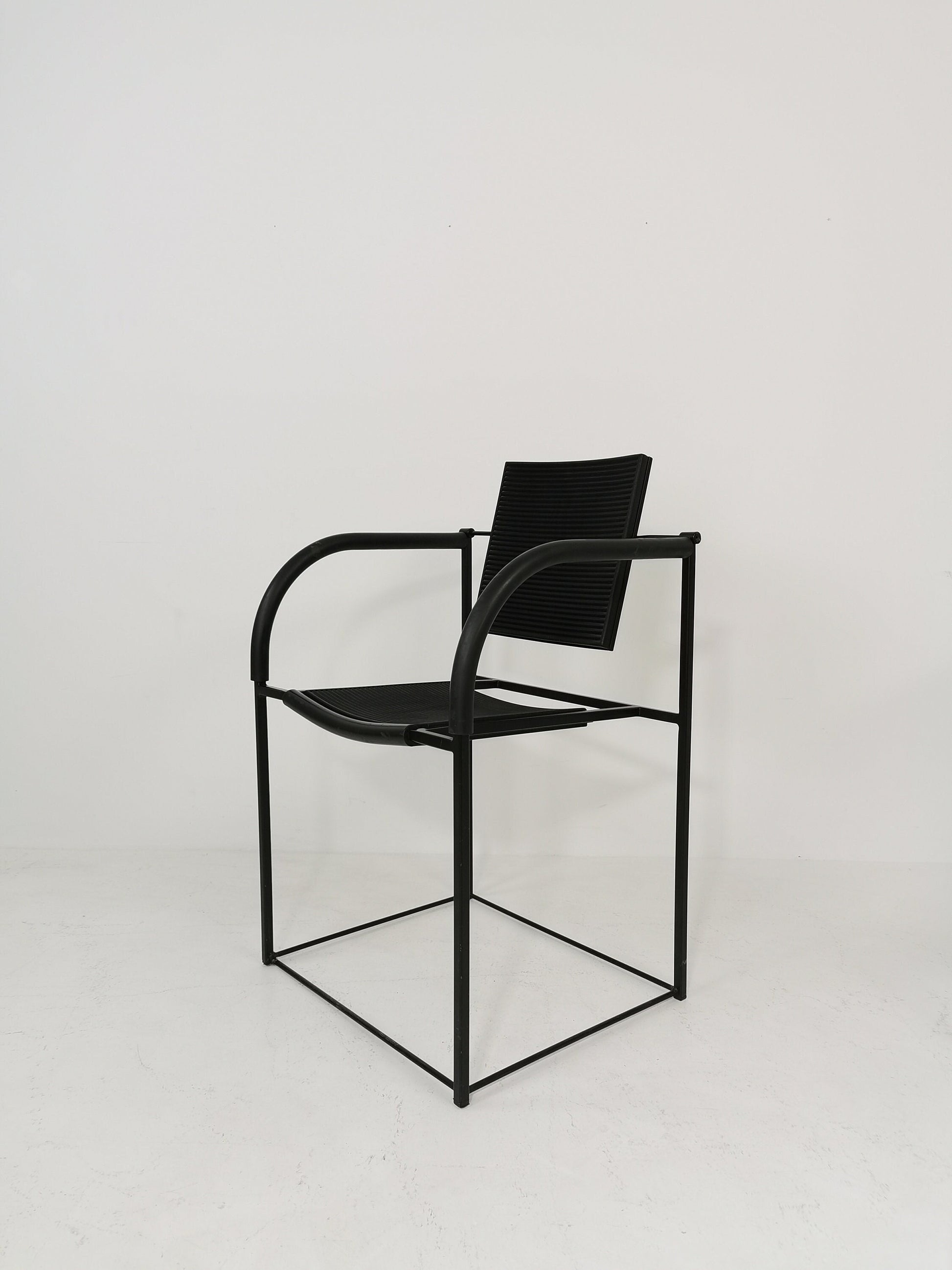 1 of 2 Maurizio Peregalli "Comoda" Chair for Zeus Noto Minimal Postmodern 1980s