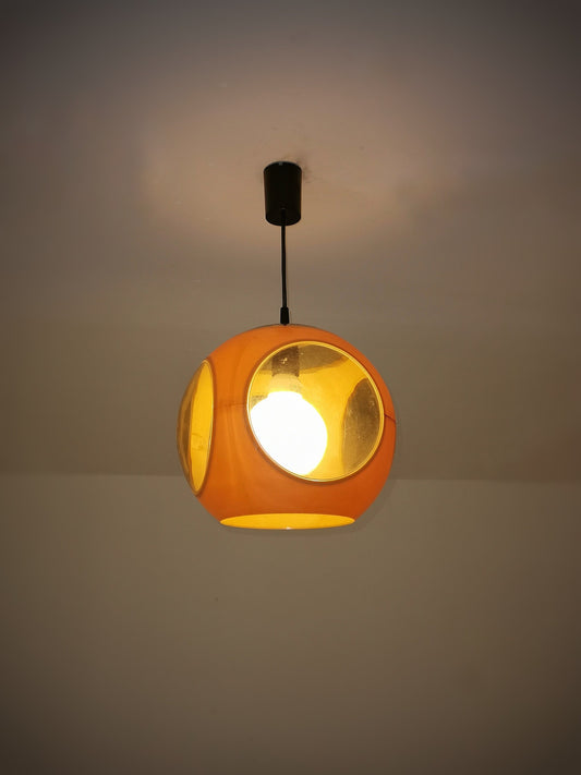Bug Eye Yellow Space Age UFO Lamp by Luigi Colani 1970s