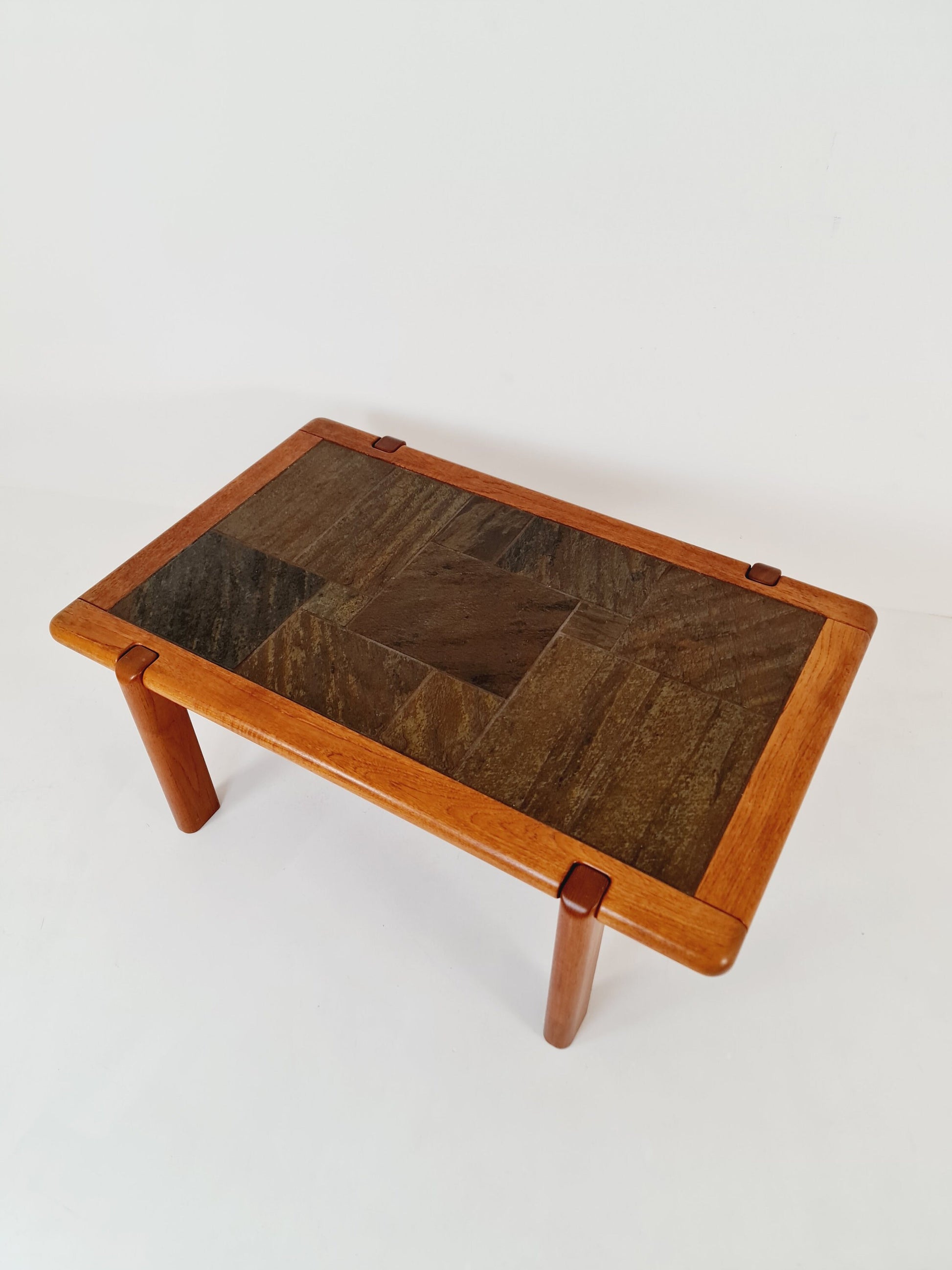Danish solid teak coffee table by Dyrlund, 1970s