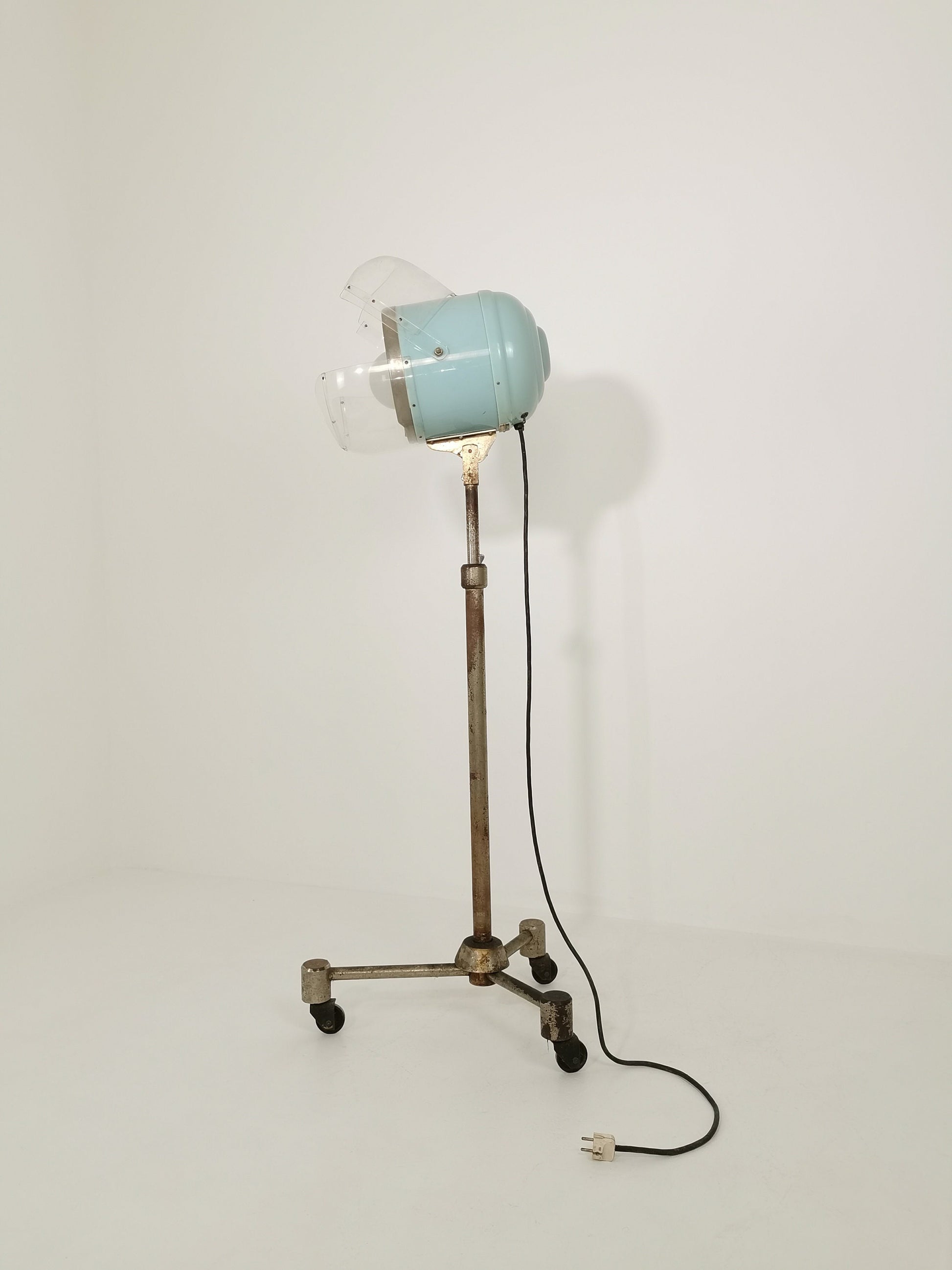 Floor Lamp Midcentury Converted 1950 Hair Dryer French Industrial One of a Kind