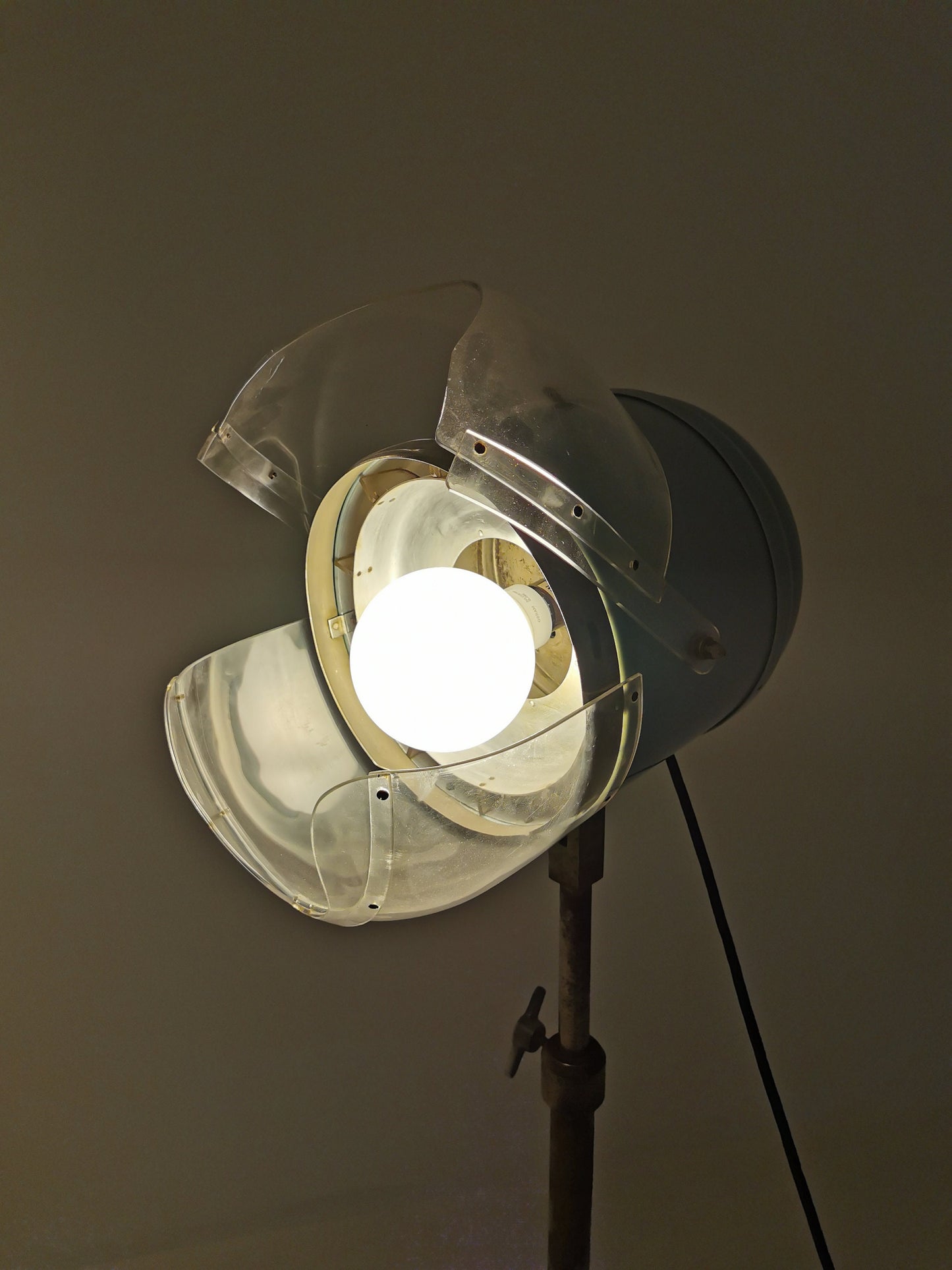Floor Lamp Midcentury Converted 1950 Hair Dryer French Industrial One of a Kind