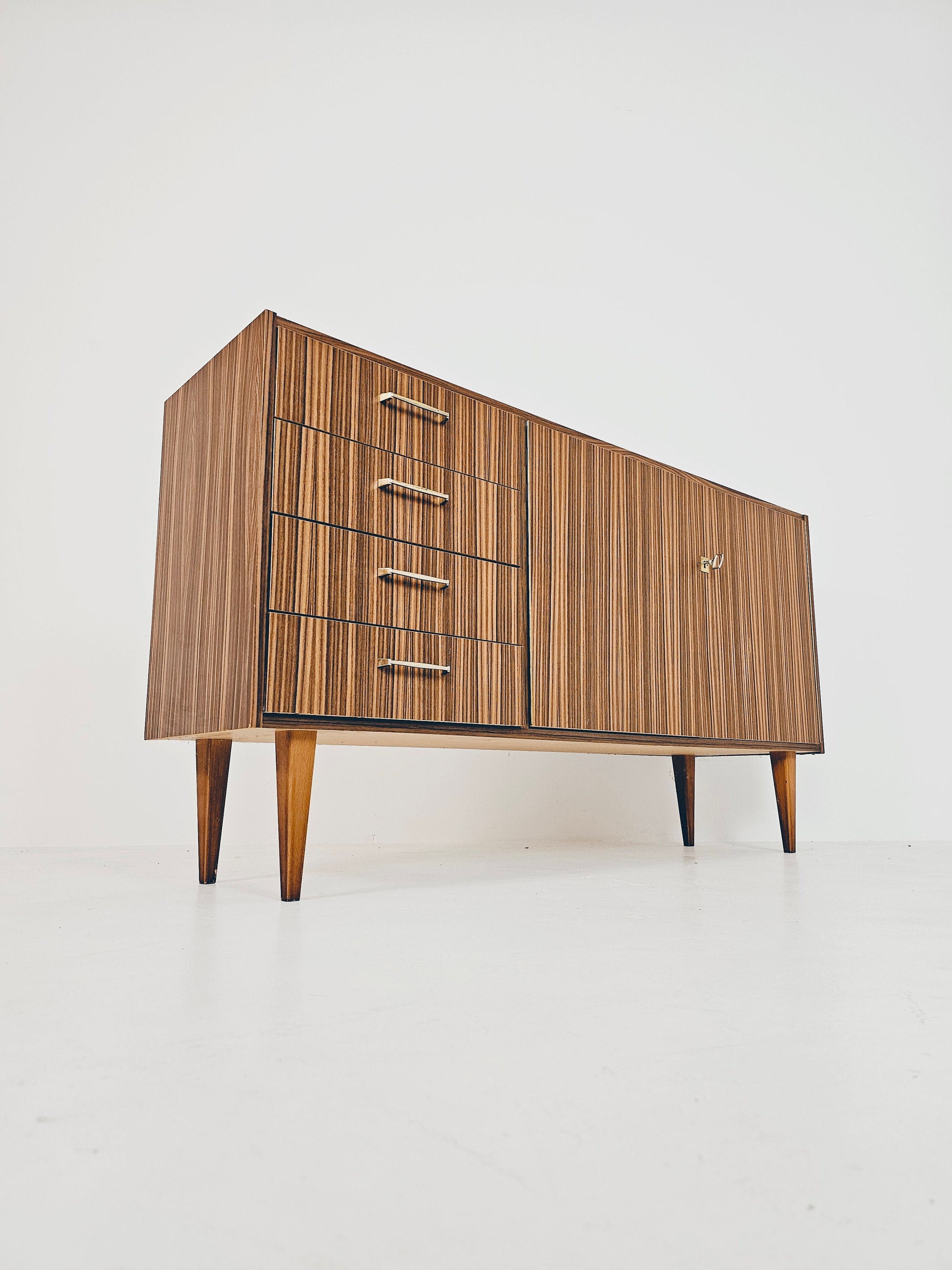 Midcentury German vintage formica sideboard, 1970s