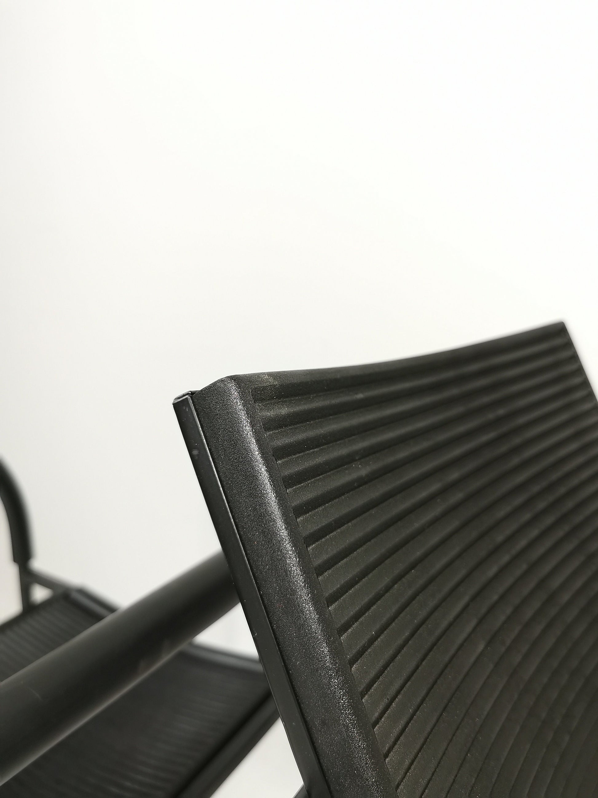 1 of 2 Maurizio Peregalli "Comoda" Chair for Zeus Noto Minimal Postmodern 1980s